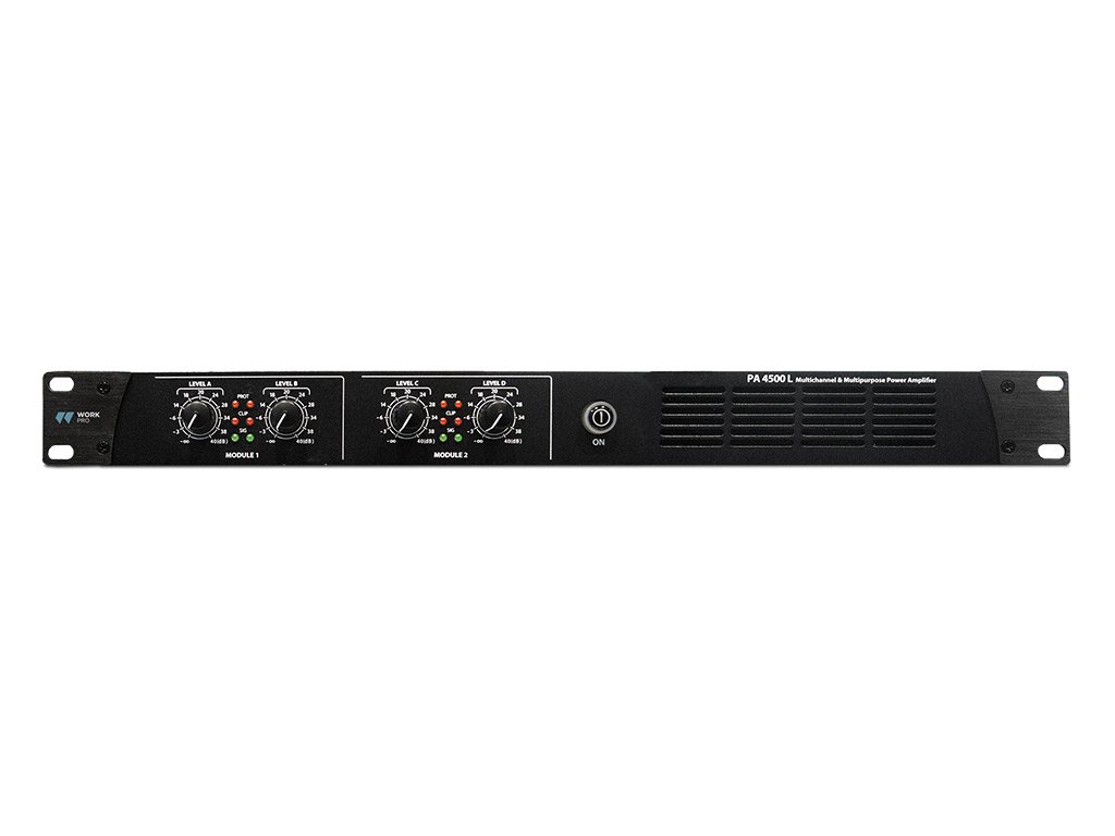 Amplificador de som profissional 4x500W alta impedância – PA 4500L