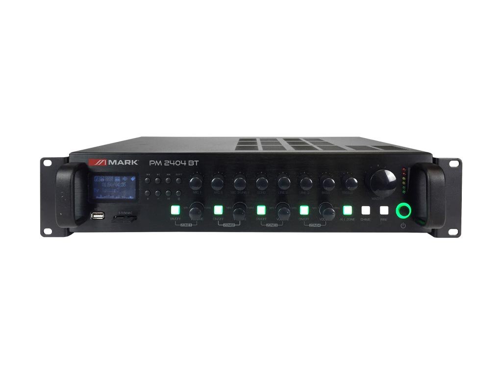 Amplificador de som profissional Bluetooth – PM 2404 BT